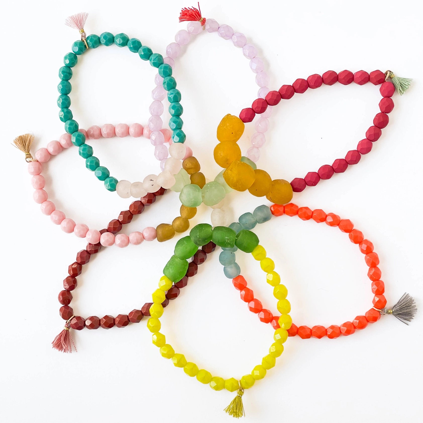 Ombre Bead Bracelets - FORM + CONTENT