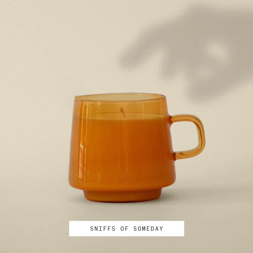 Orange Candle Sniffs of Someday 