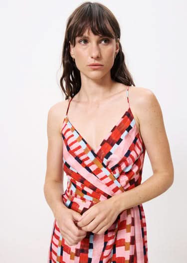 colorful maxi dress