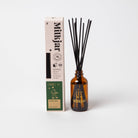 Aesthetic cute Reed diffusers unique artist design in Smokey glass bottle 