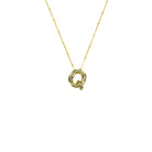 Initial Balloon Bubble 18K Gold Necklace: B / Gold Filled - FORM + CONTENT