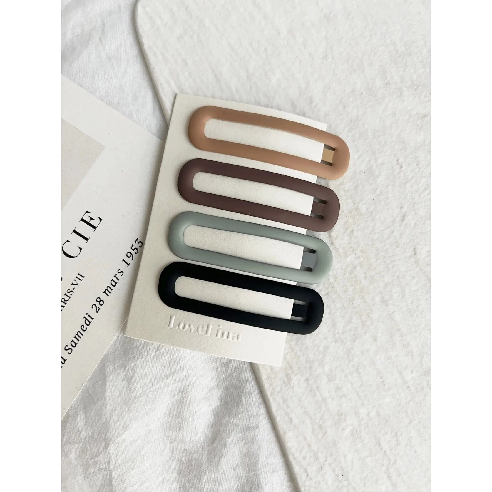 Matte Jumbo Flat Clips Set