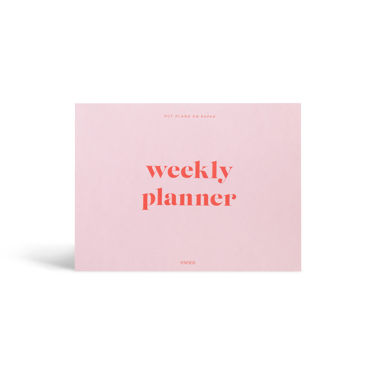 Weekly Undated Desk Planner