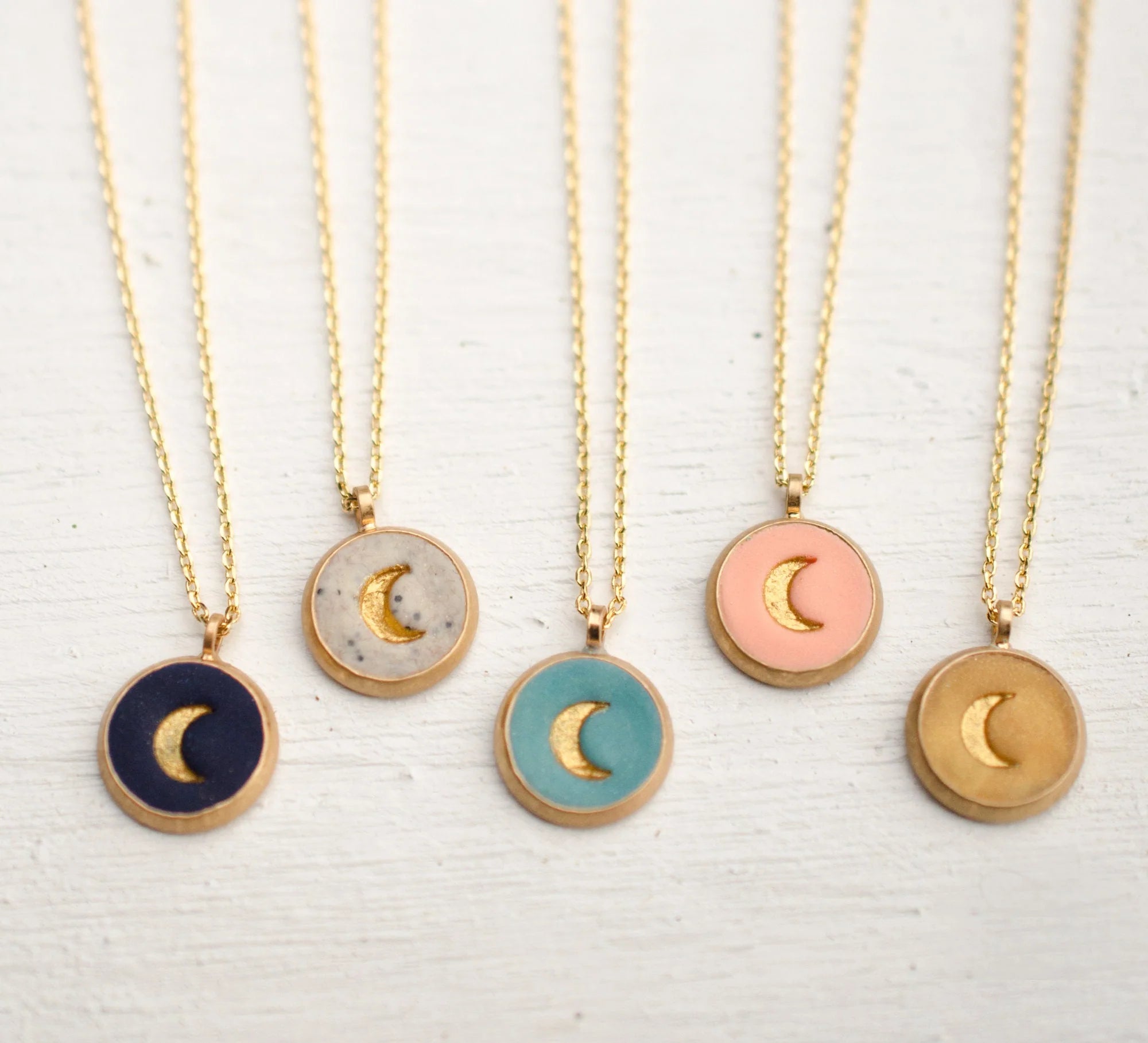 Jill Makes - Dainty Moon Necklace - FORM + CONTENT