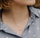 Jill Makes - Dainty Moon Necklace - FORM + CONTENT