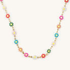 Nikki Smith - 14k Gold Daisy Chocker Necklace - FORM + CONTENT