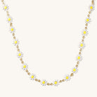 Nikki Smith - 14k Gold Daisy Chocker Necklace - FORM + CONTENT