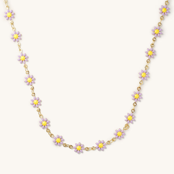 Nikki Smith - 14k Gold Daisy Chocker Necklace - FORM + CONTENT