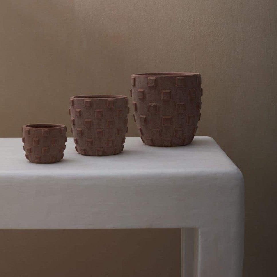 Ticul Checkered Pot - FORM + CONTENT