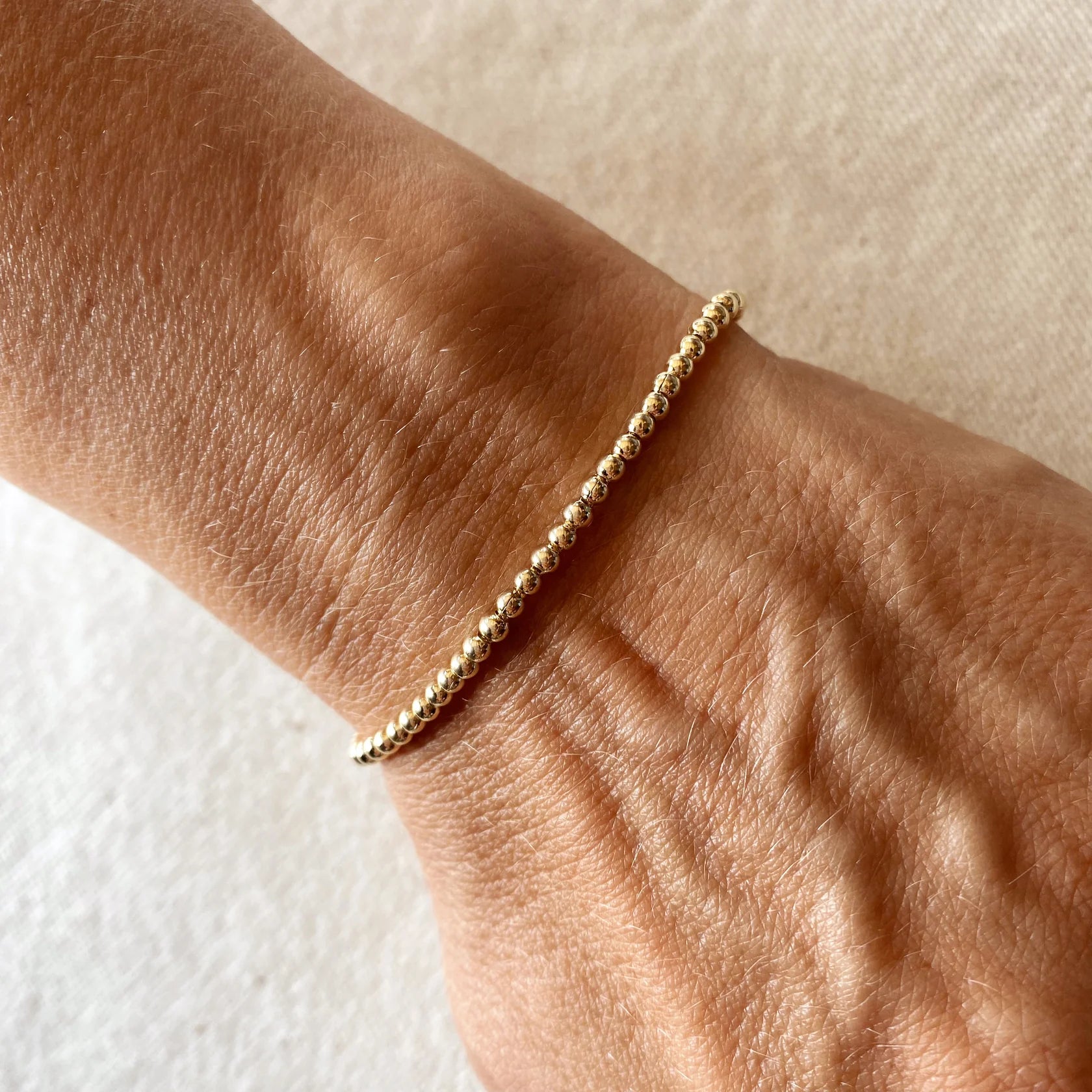 2.5 mm Beaded Bracelet - FORM + CONTENT