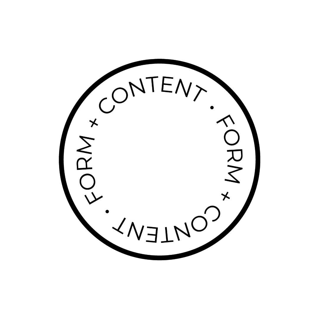 FORM + CONTENT gift card - FORM + CONTENT