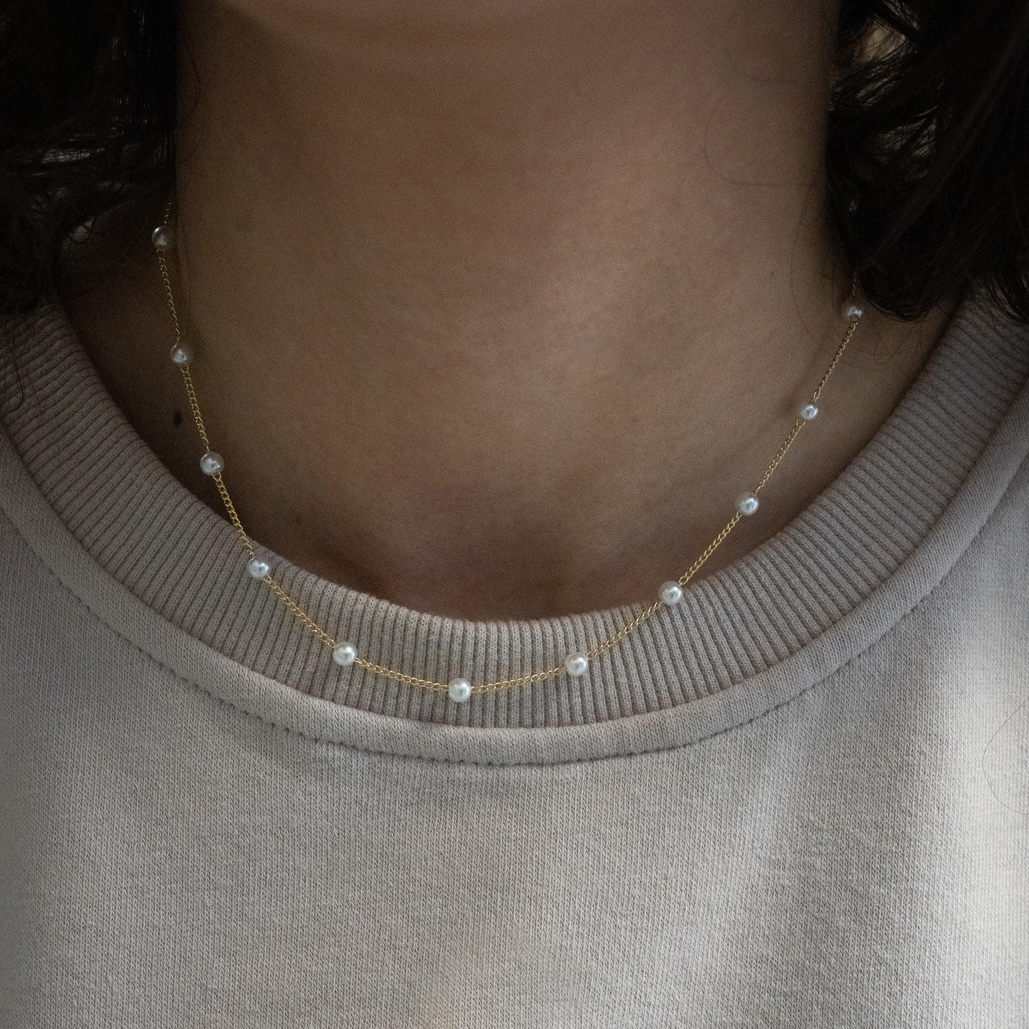 Pearl Chain Necklace - FORM + CONTENT