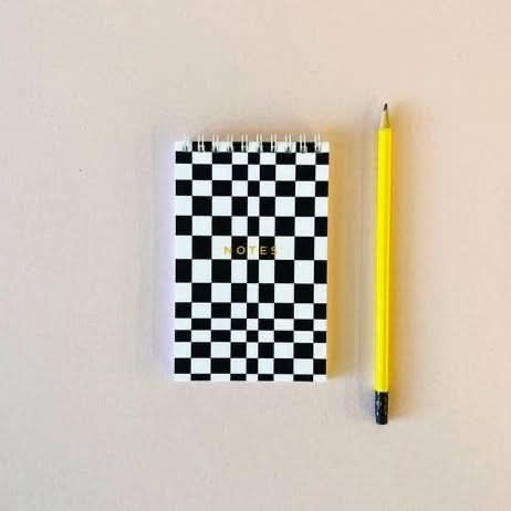 B&W Mini Blank 100 Page Notebook - FORM + CONTENT