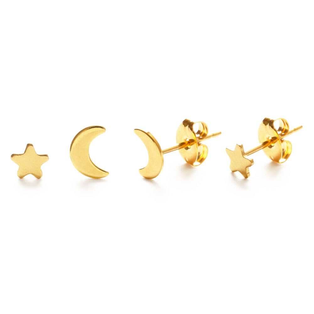 Night Sky Stud Earring Combo - FORM + CONTENT