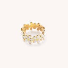 White Daisy Ring- Size 7 - FORM + CONTENT