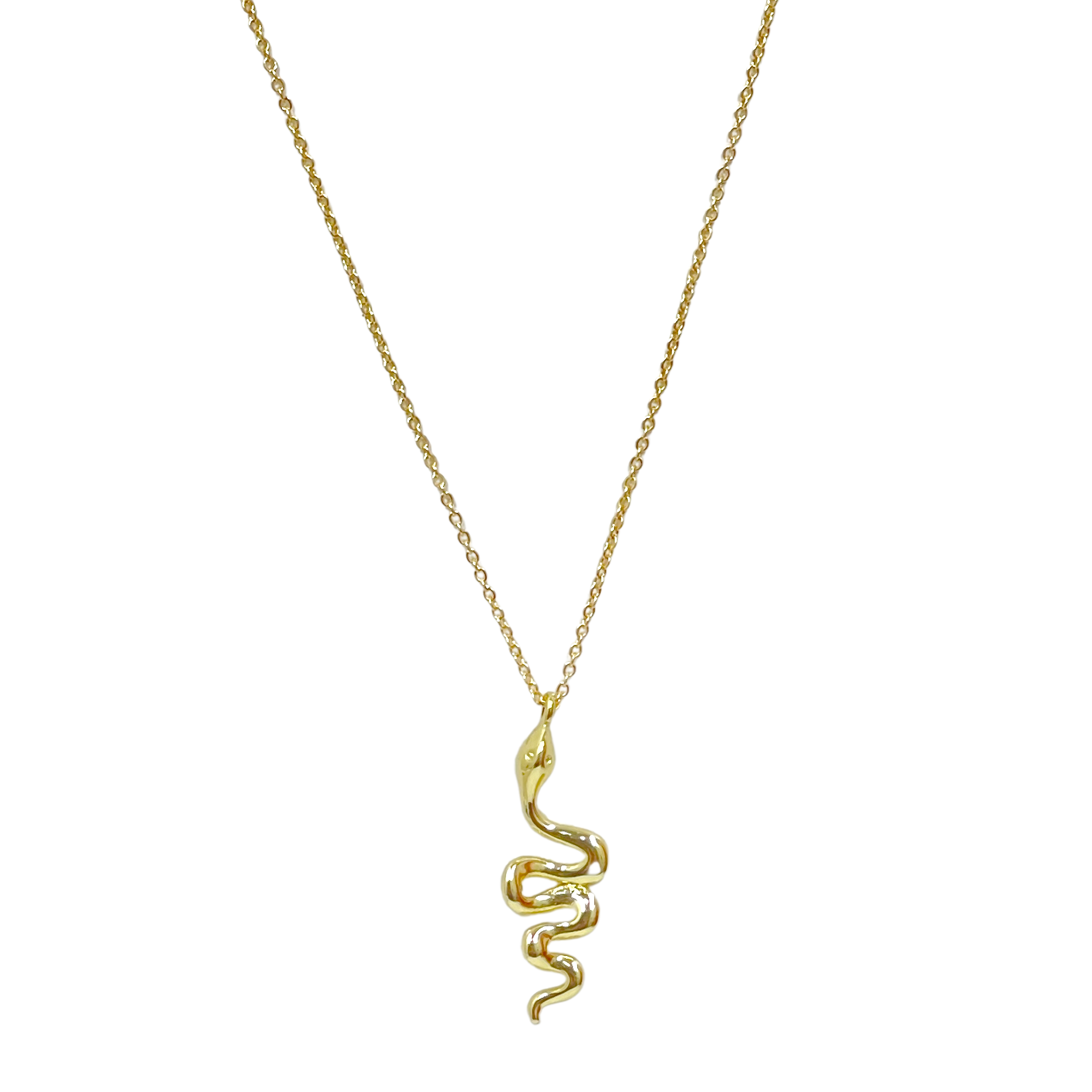 Baby Snake Necklace Pendant - FORM + CONTENT